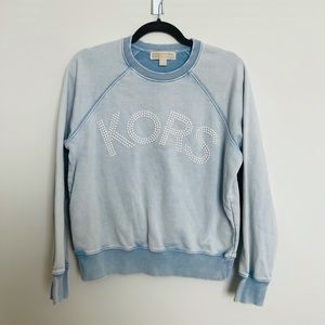 Michael Kors Pale Blue Sweatshirt